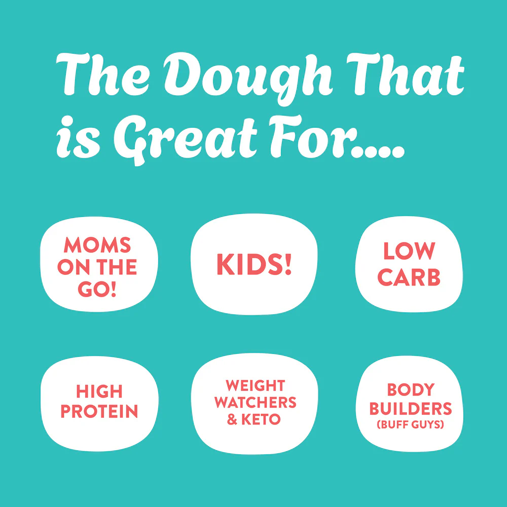 2 Pack-Double Chocolate Chip Protein Cookie Dough - Image 5