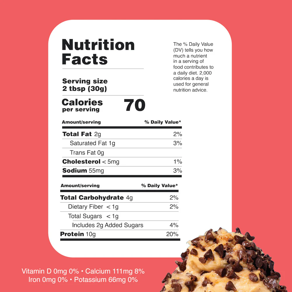 Double Chocolate Chip Protein Cookie Dough - Image 2